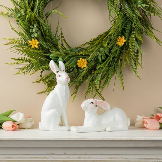 Glitzhome® Easter Bunny Table Décor Set
